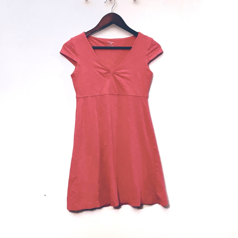 Horny Toad Rosemarie short sleeve dress coral XS